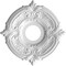 Ekena Millwork Attica PVC Medallion (Canopies up to 5"), 13"OD x 3 1/2"ID x 3/4"P, UltraCover Satin Hunt Club Green CMP13ATGHC - alternate 4